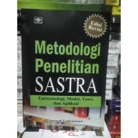 Image of Metodologi Penelitian Sastra